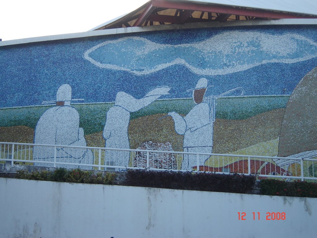 Paredão de Mosaico - Dragão do Mar - Fortaleza - CE by Marisa Turassi