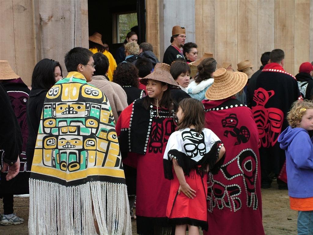 Colorful Haida Regalia by archievideo