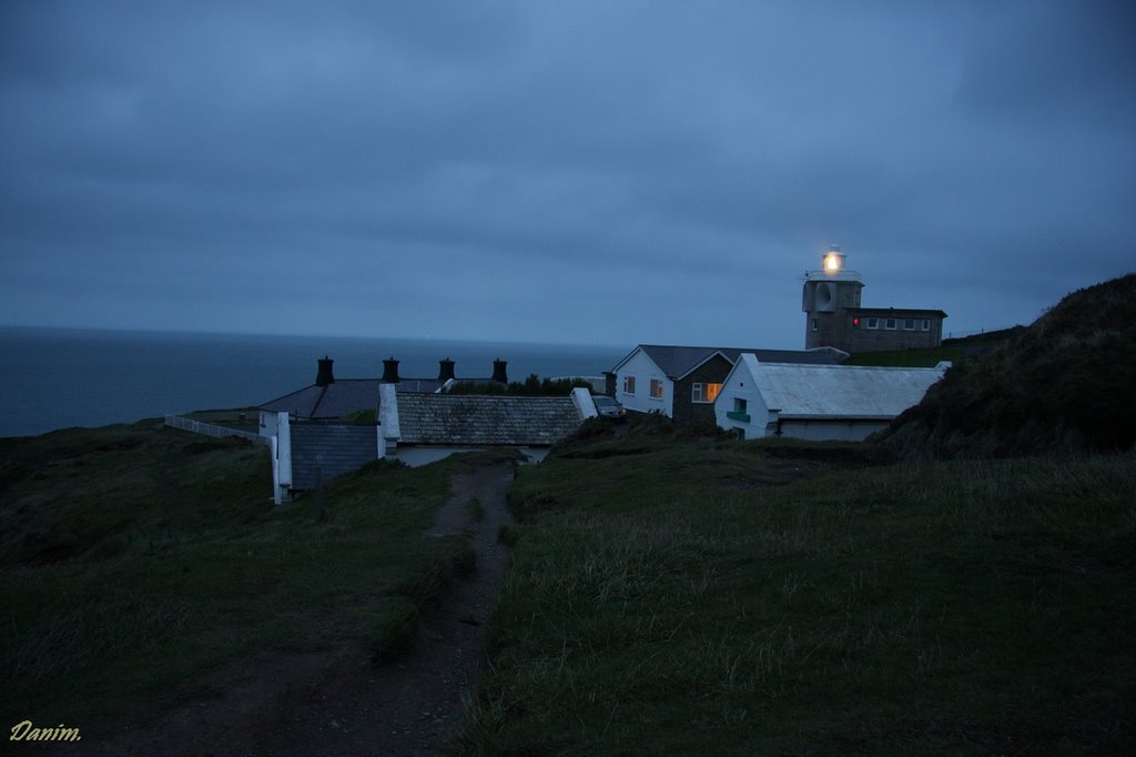 Bull Point Lighthouse @ Dusk by Dave Ninnim