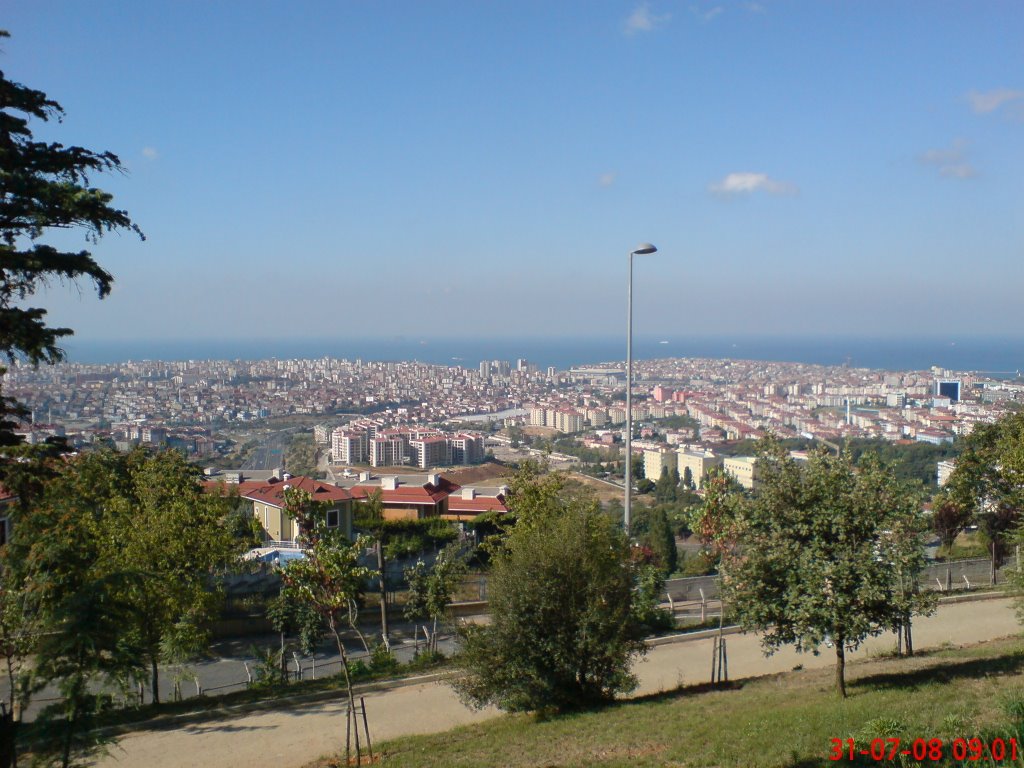 Küçük Çamlıca dan(Marmara denizi ,Boğaz,Kadıköy,Fenerbahçe stadı,adaların görünümü) by omerakbey56