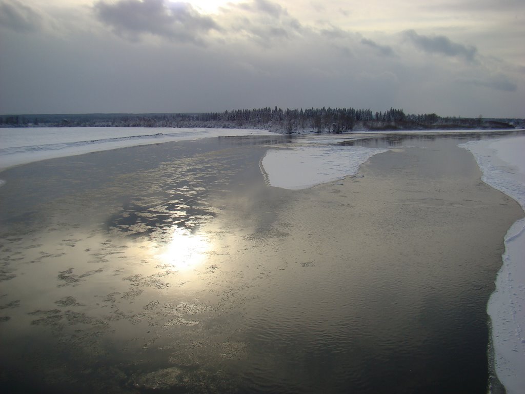 Р.Бирюса (зима) by Oleg, Irkutsk