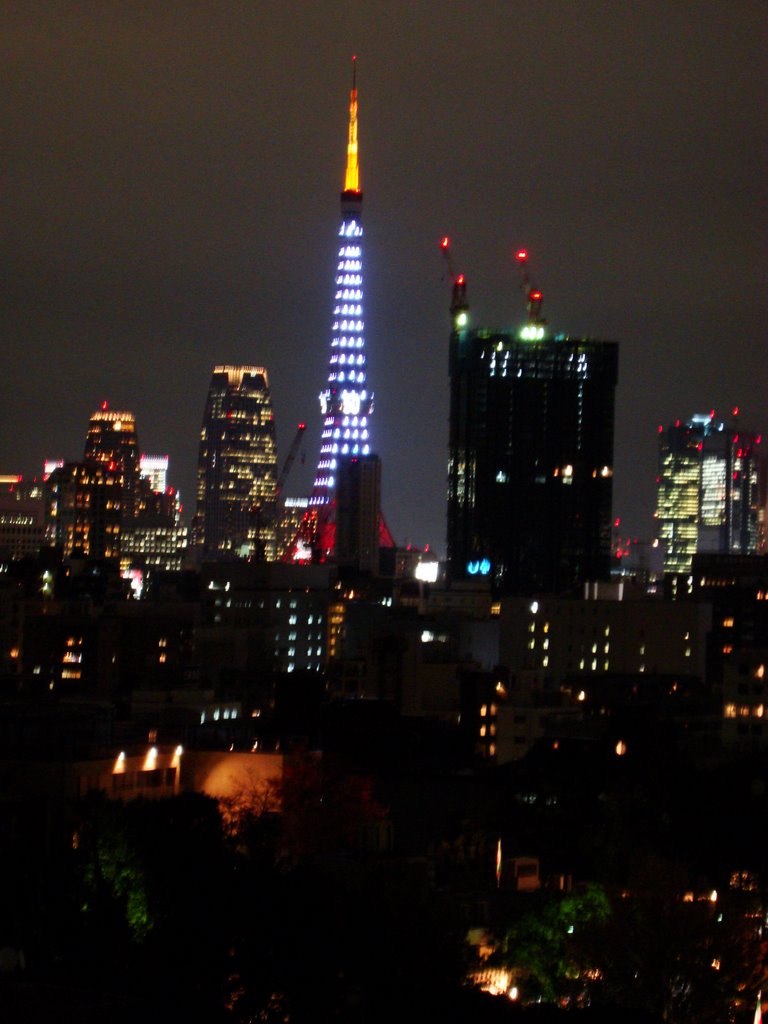 Tokyo Tower, the Diamond view by MAKIKO OMOKAWA