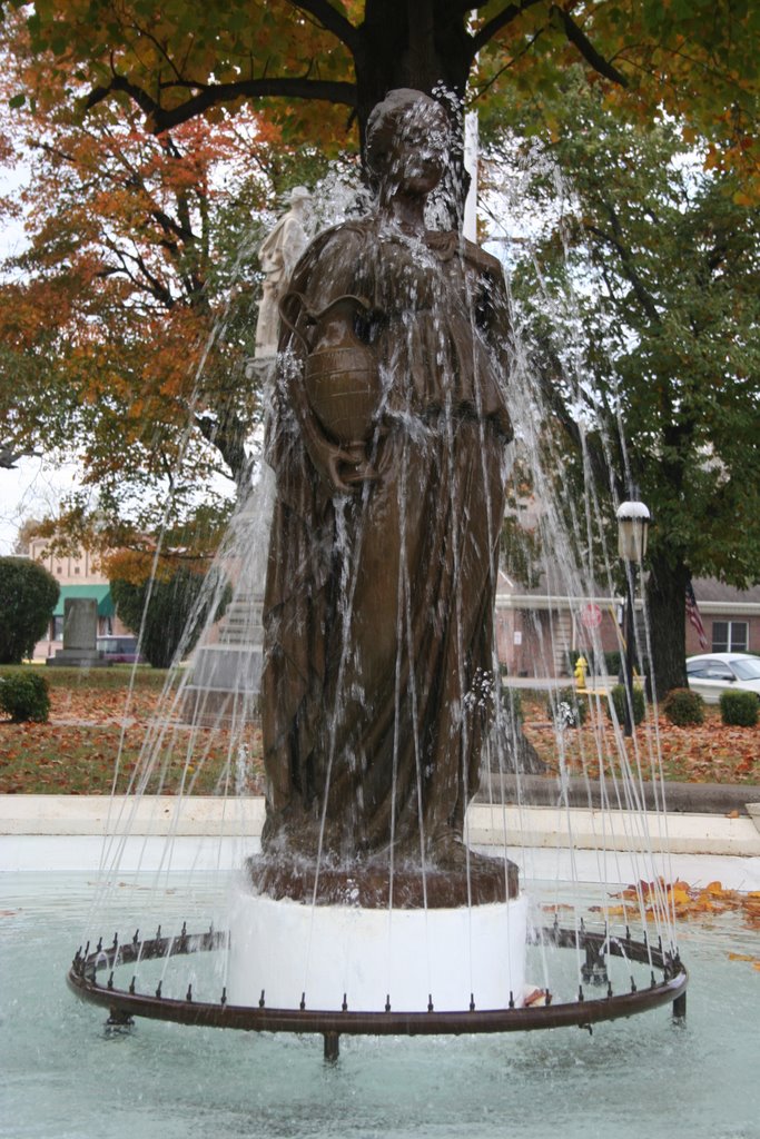 Water Founain at the Courthouse by BeckyPatlan