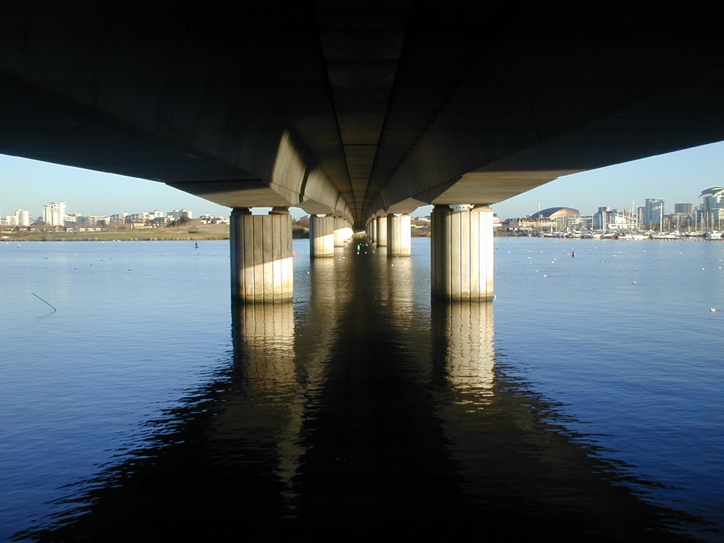 Cardiff bay bridge again by fat freddys other cat