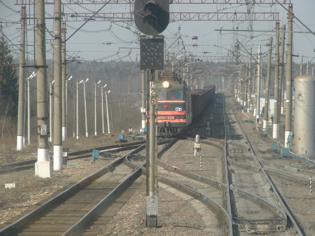 Railway station Bekasovo-sortirovachnaya by Gafner