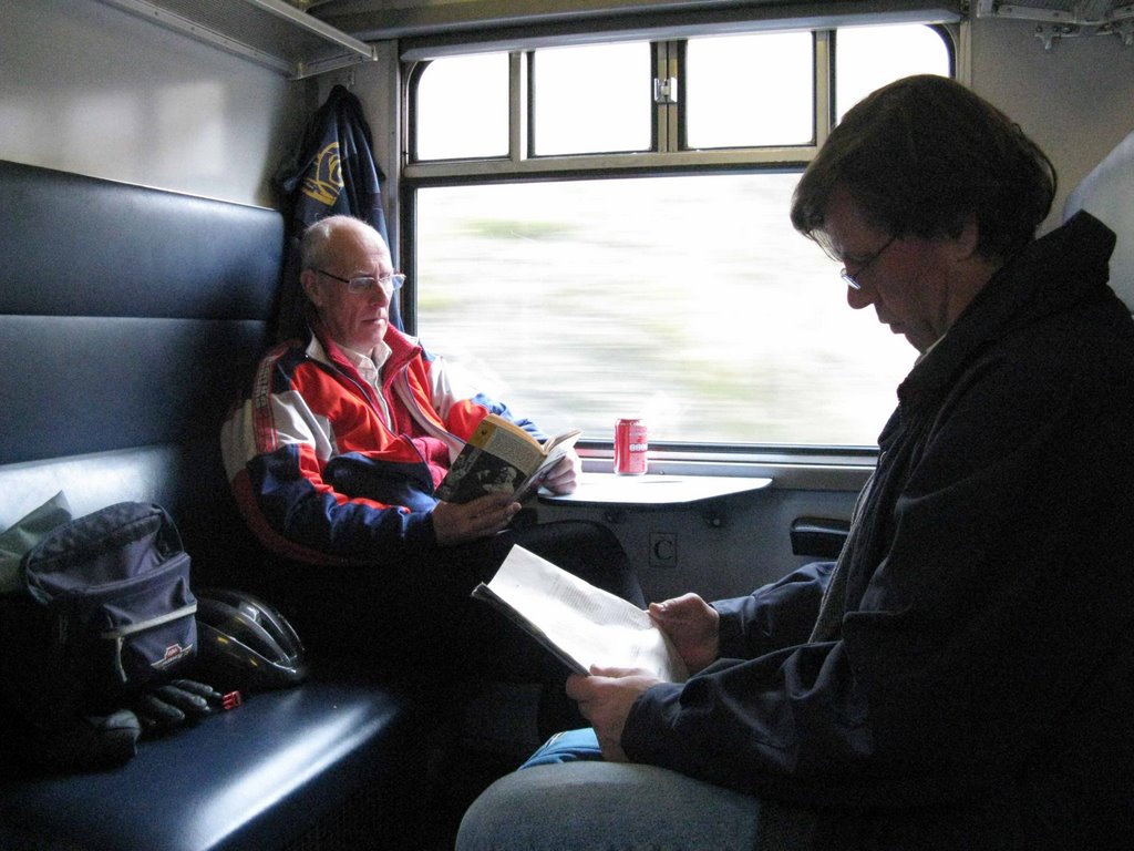 Retour par le train by Françoise Klauner