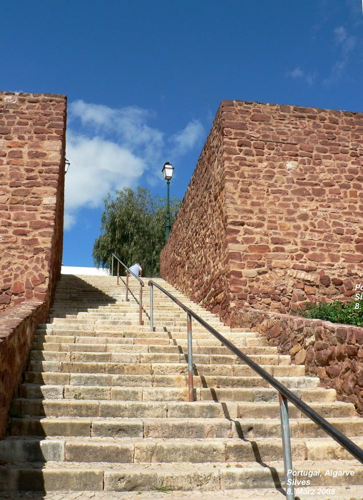 Silves, auf dem Weg zum Castello by Rainer I.