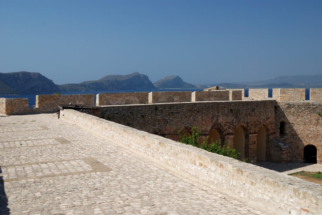 The castle of Pylos, Greece by Ronald Bauer