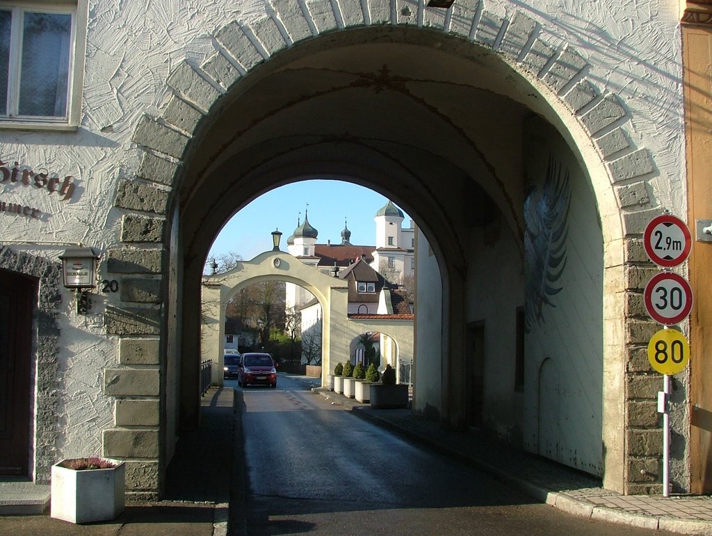 Rot an der Rot Tor zum Klosterhof by Mayer Richard