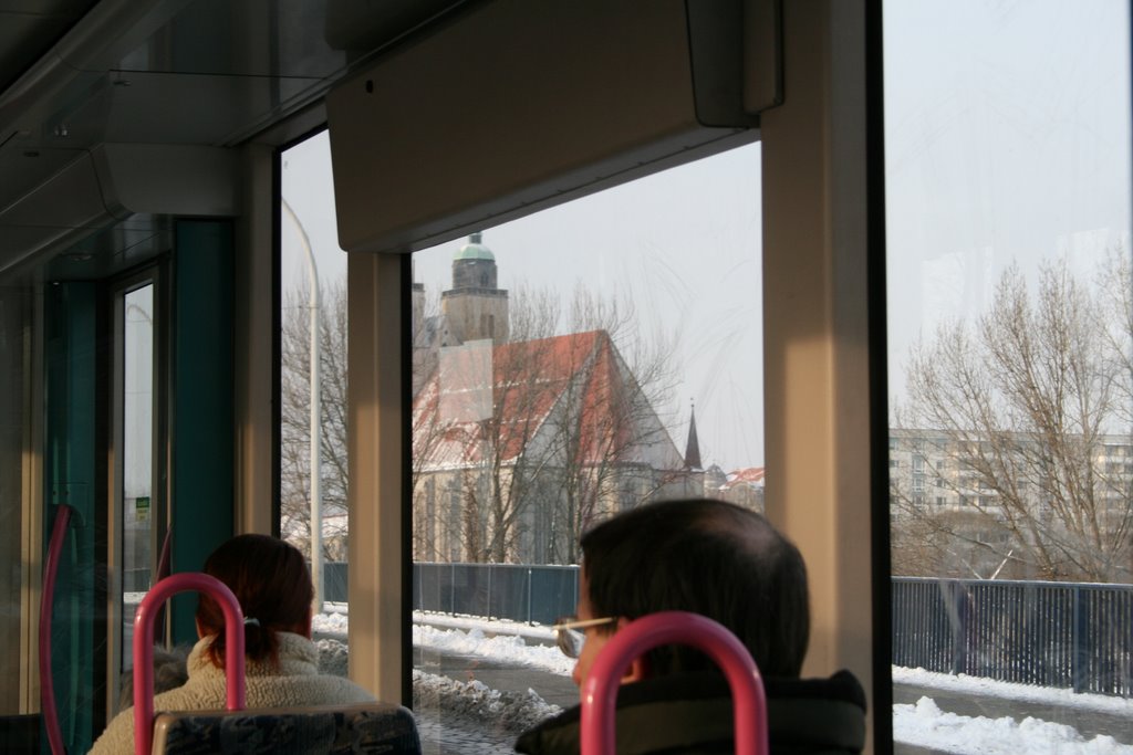 St. Johannis aus der Bahn by haraldkommtvorbei