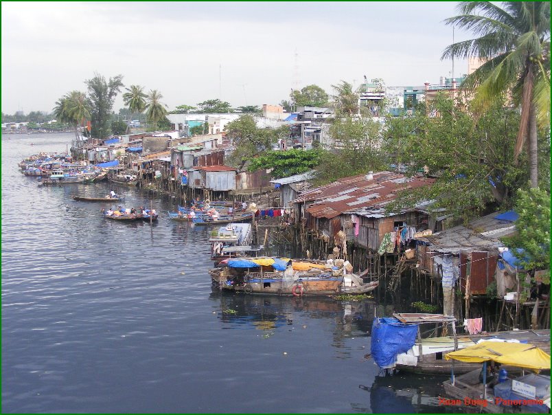 Bến đò - Quai - Ferry for barges by Vietnam Atlas