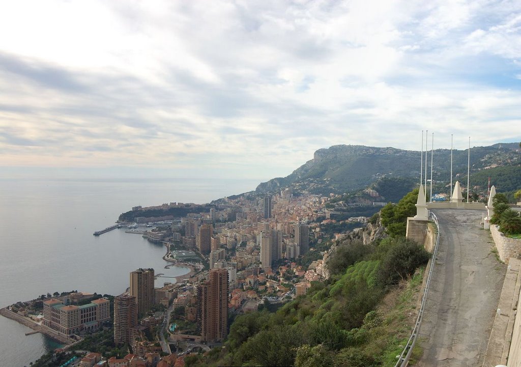 Roquebrune-Cap-Martin, France by Robert Moebius