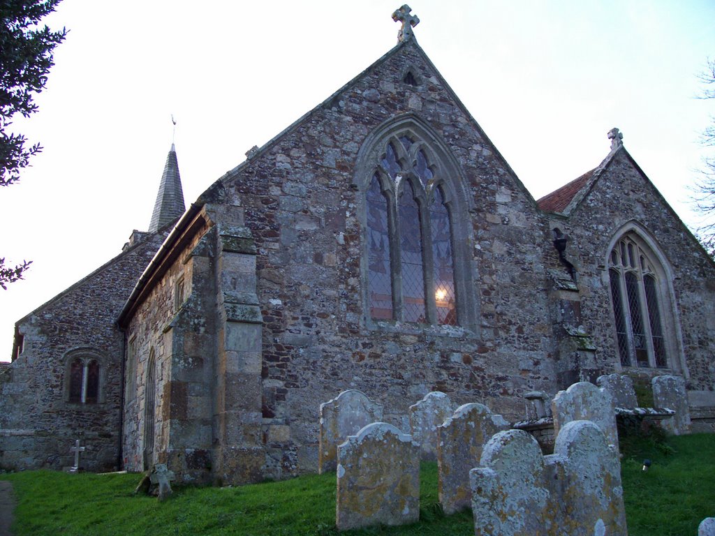 Mottistone Church by siberianpaws2