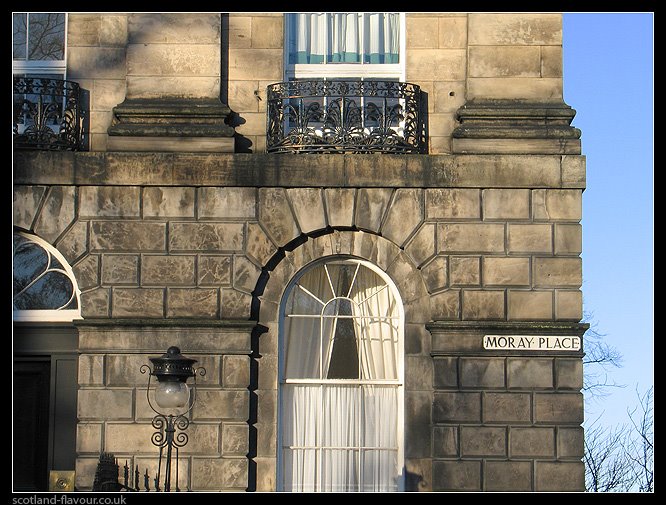 Georgian townhouses, Moray Place, New Town of Edinburgh, Scotland by scotlandflavour