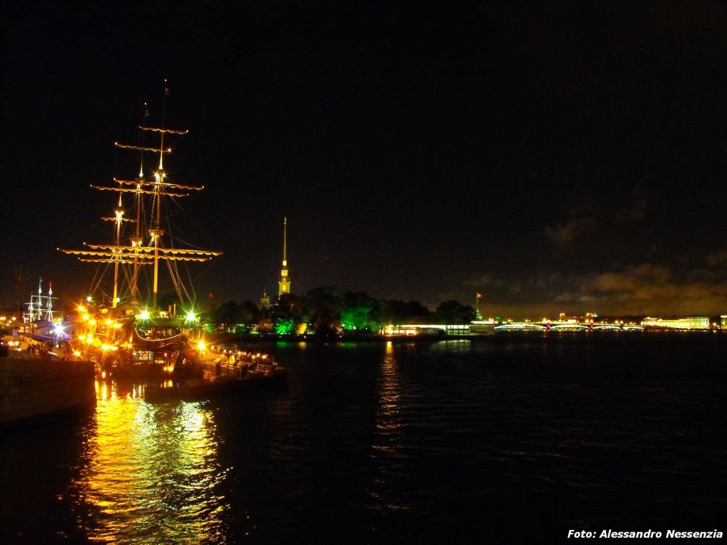 San Pietroburgo by Night by Alessandro Nessenzia