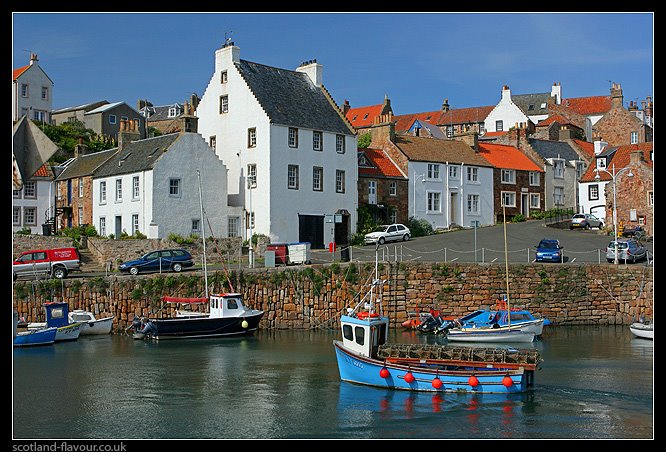 Crail harbour and boats, East Neuk of Fife, Scotland by scotlandflavour