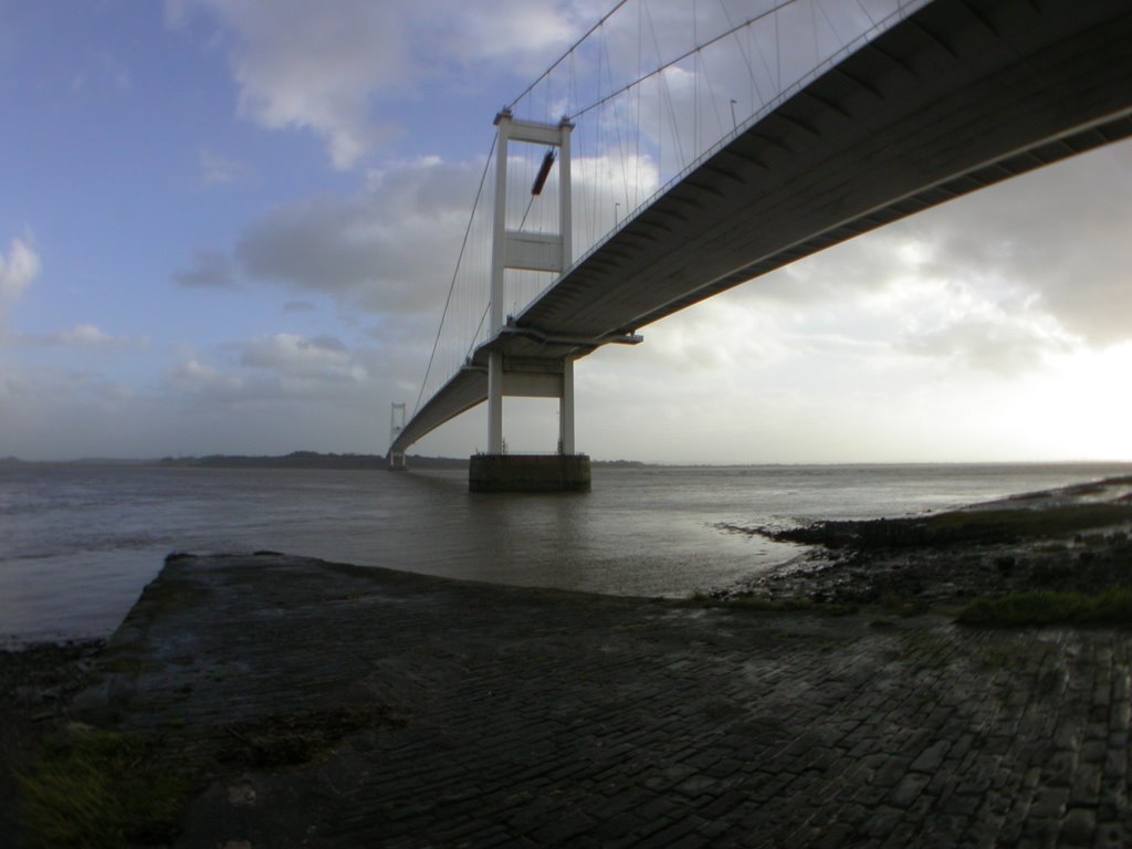 First Severn Crossing from Beachley slip by mypinknee