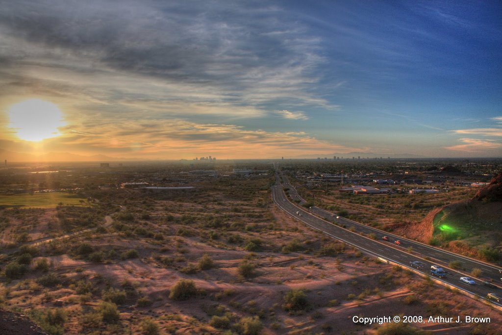 Looking west by Art Brown