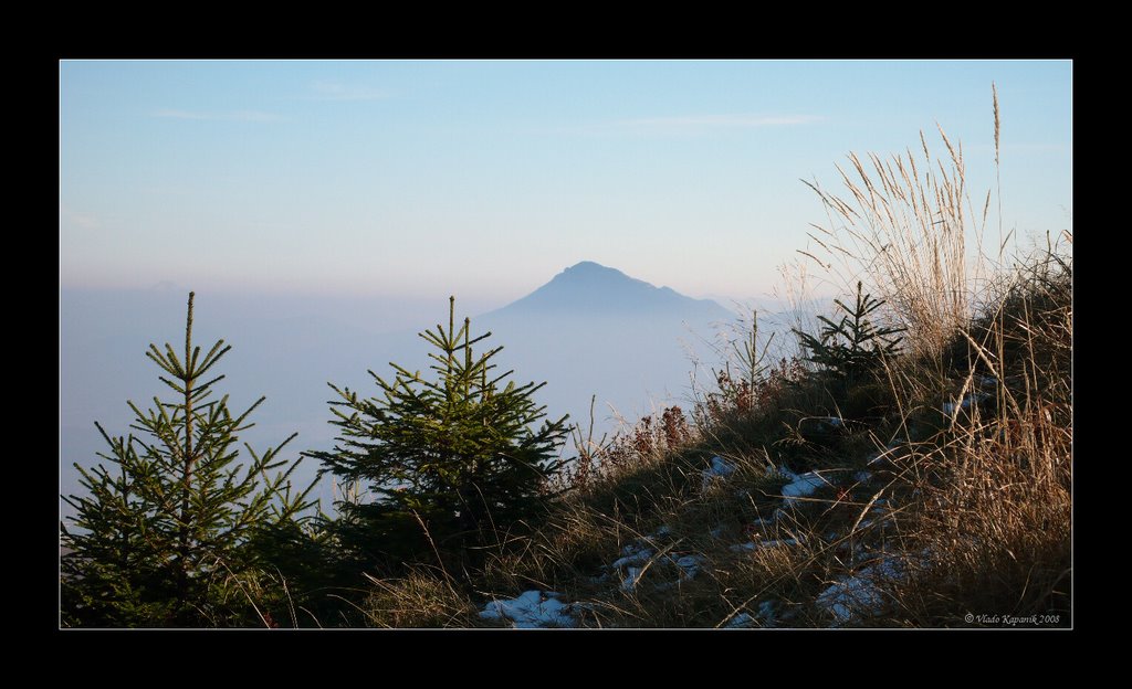 Veľký Choč from Stoh - Slovakia by Vladimír Kapaník