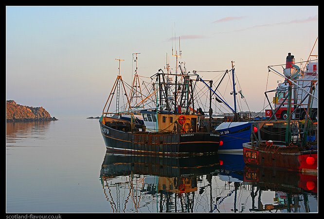 Port Ellen and Loch Leodamais boats, Islay, west coast of Scotland by scotlandflavour