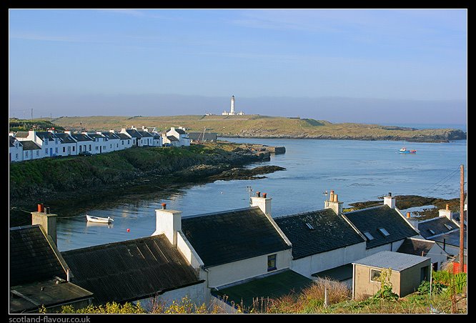 Portnahaven bay and Orsay lighthouse, Islay, west coast of Scotland by scotlandflavour