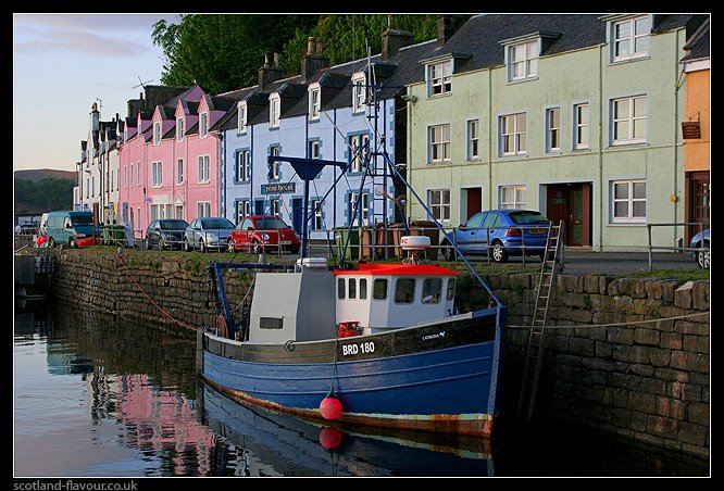 Colourful Portree harbour, Isle of Skye, Scotland by scotlandflavour