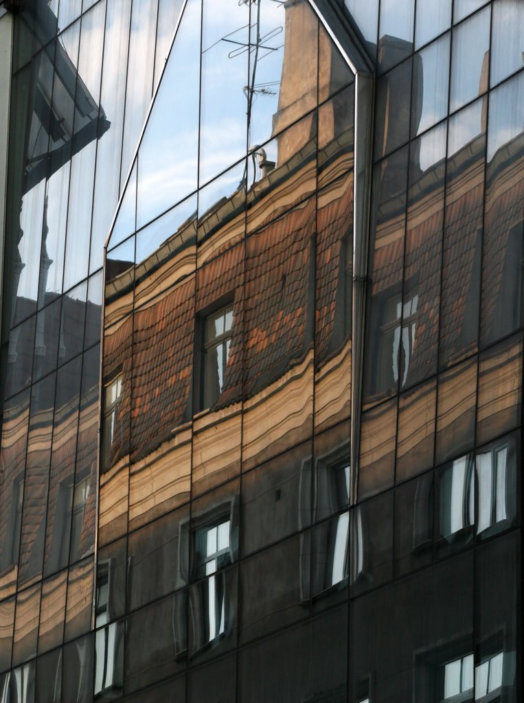 Reflection of architecture by ditmars