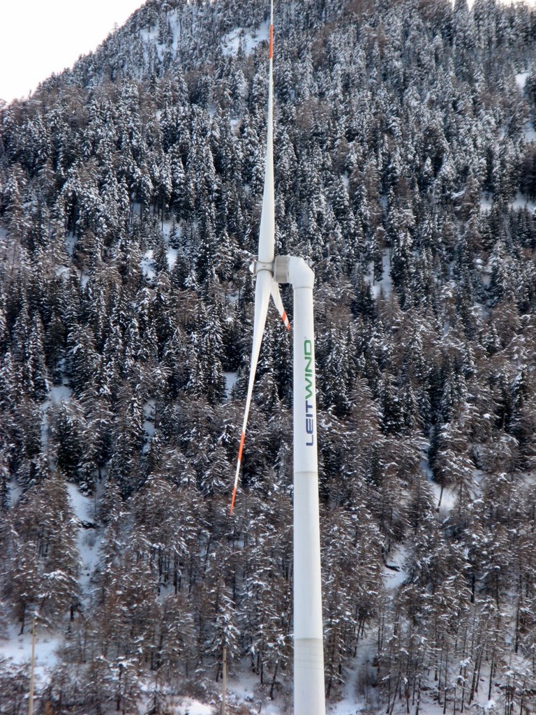 Aerogeneratore Leitwind, Malles Venosta by Claudio Pedrazzi