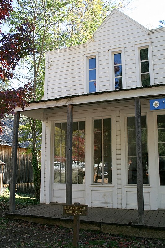 Historic barbershop, North Bloomfield by Sue Brown