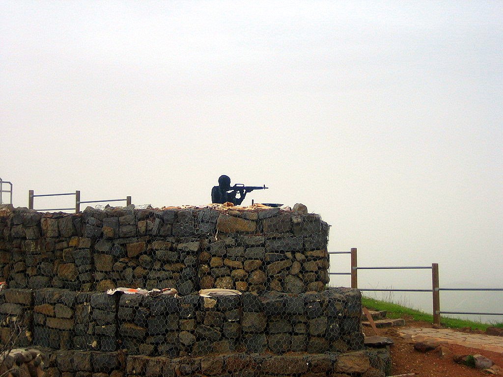 Israeli bunker on the Golan Heights overlooking Syria by Fresco!