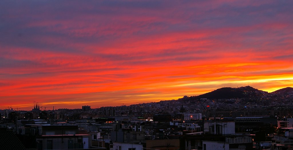 Atardecer en Barcelona by stromboli2