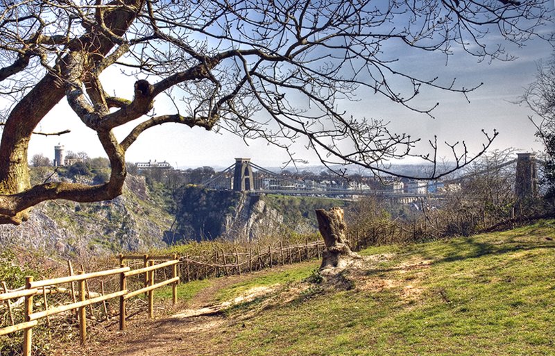 The Clifton Suspension Bridge From Leigh Woods by Roger Harper