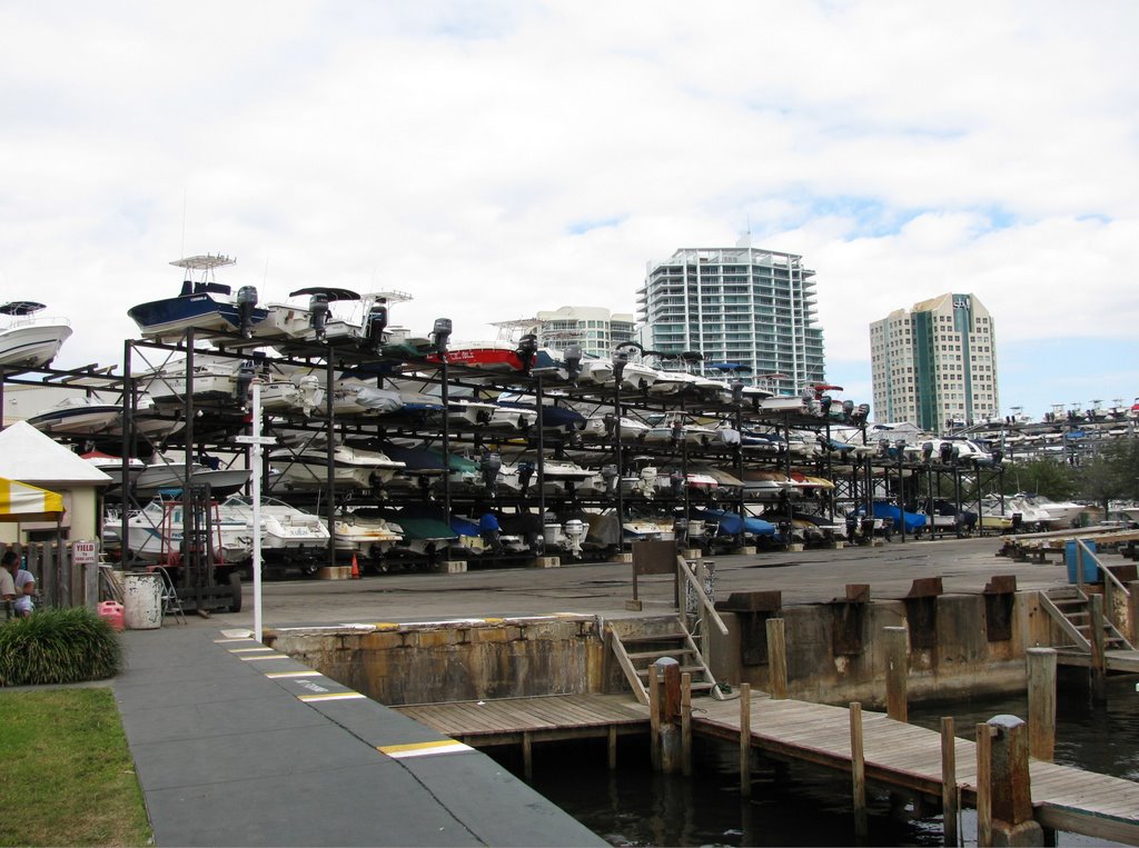 Coconut Grove's Marina by Ronnie lorist