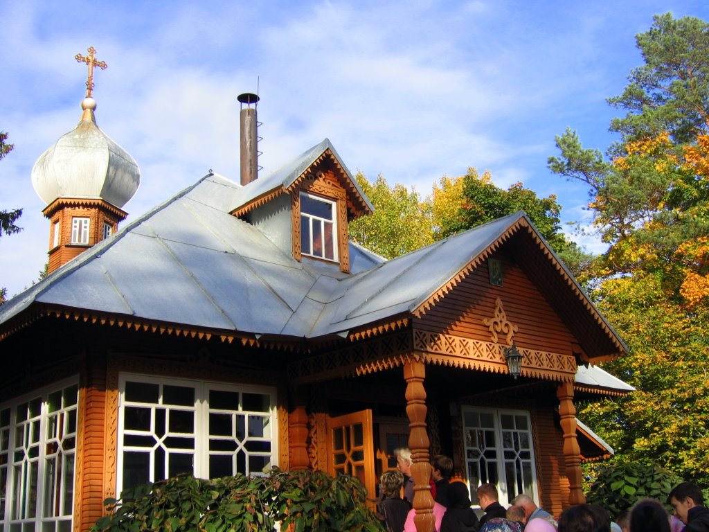 Kuremäe. Pühtitsa Convent. Baptism Church of St John the Baptist and Saint Priest and Martyr Isidore of Yuryev by vipe