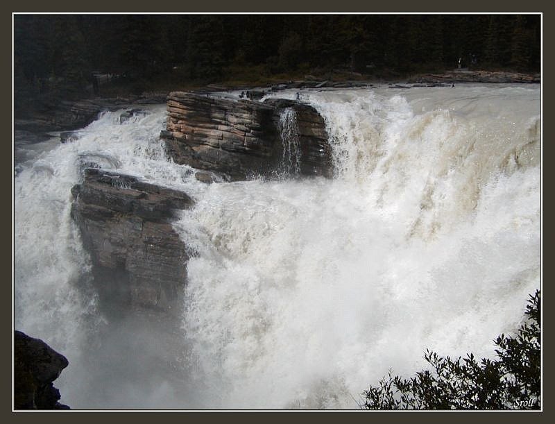 Athabasca falls by Stanislav Sroll