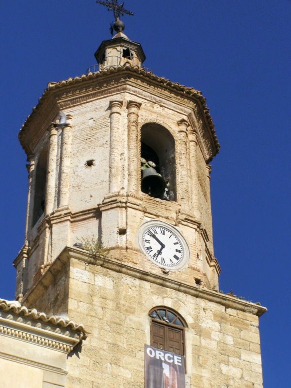 Campanario de Santa María-Orce (Granada) by J.A. Ruiz Peñalver