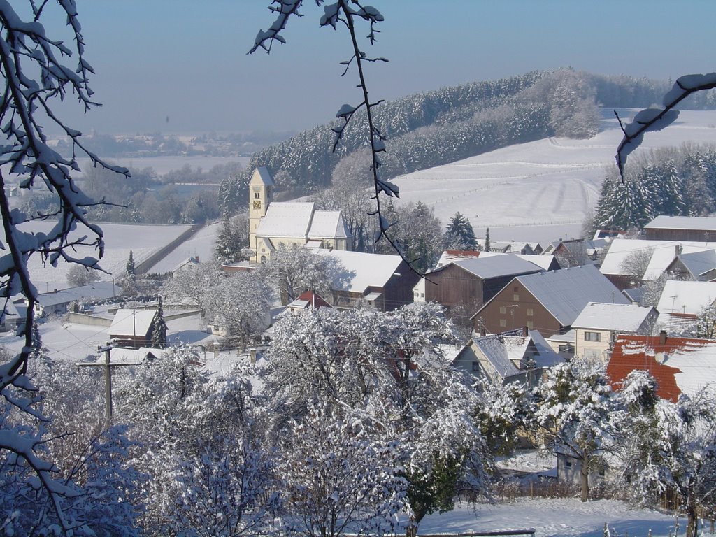 Winterliches Frickenhausen by Bögle Martin