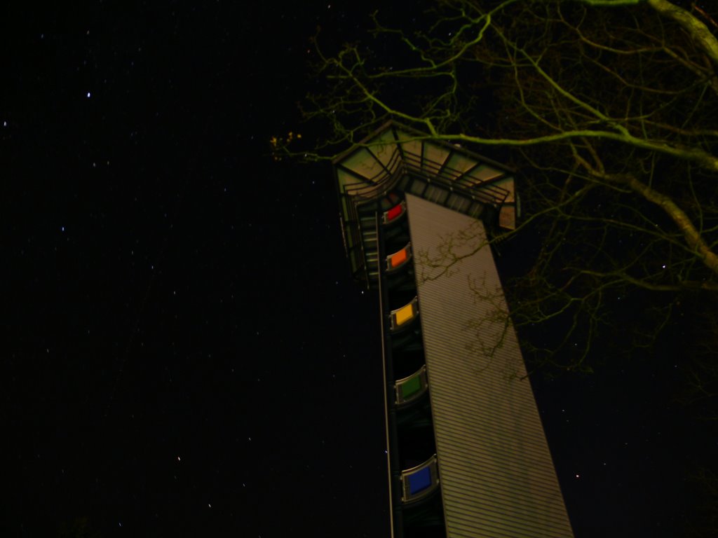 Nacht am "Glück auf" Turm by Muldenhammerer