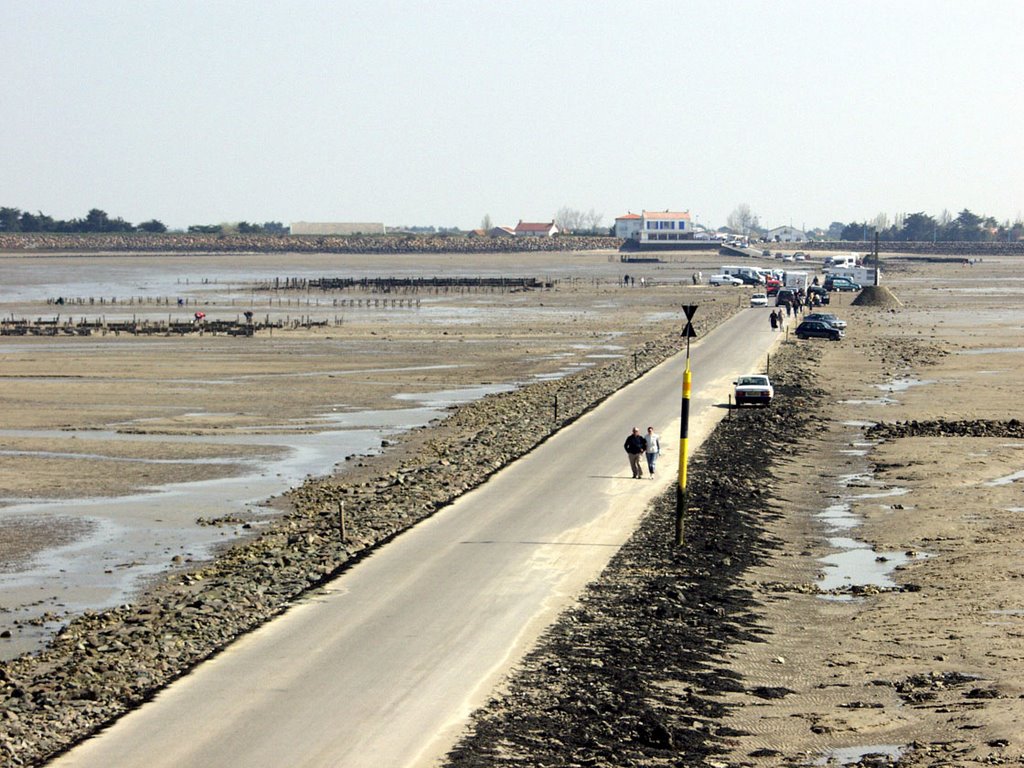 Passage du Gois, vu vers le continent ! by Nanard