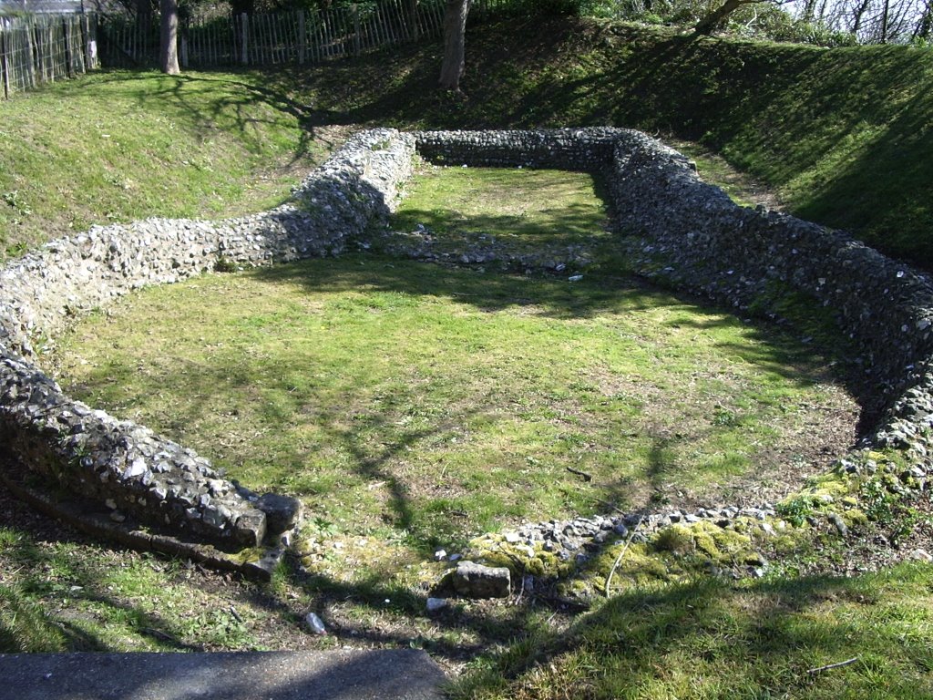 Ruins of Knights Templar Church, Western Heights, Dover, Kent, UK (1) by John Latter