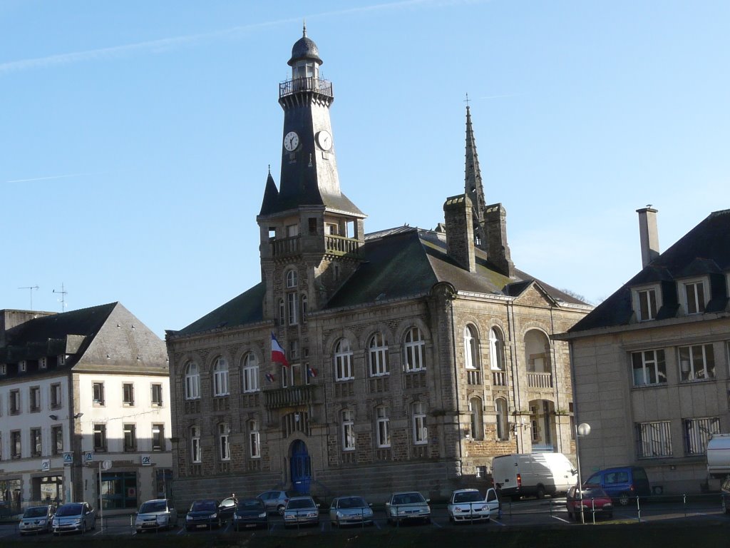 La Mairie Châteaulin, Finistere, Brittany France. by Patbretagne