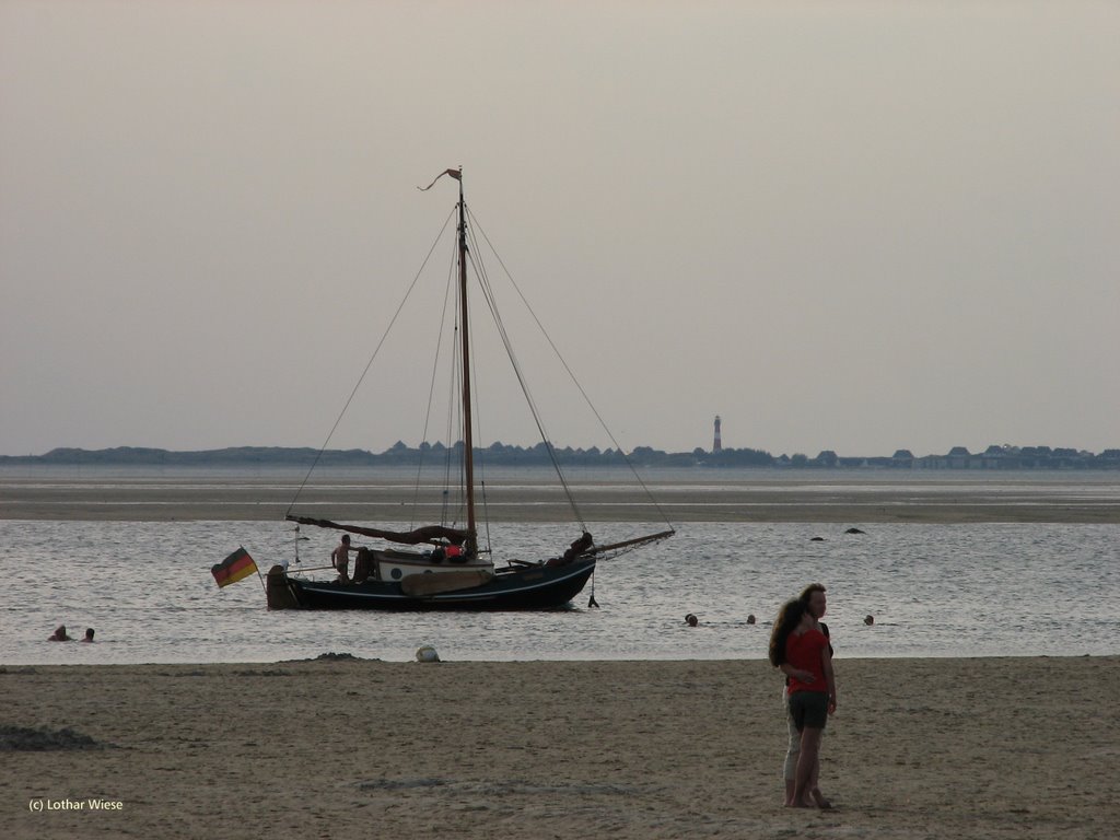 Abendstimmung am Utersumer Strand by Johann Wolfgang von …