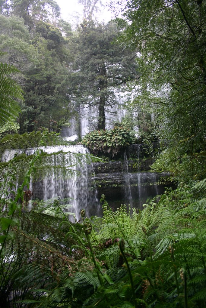 Russel Falls in Mt Field National Park by IngridAnell