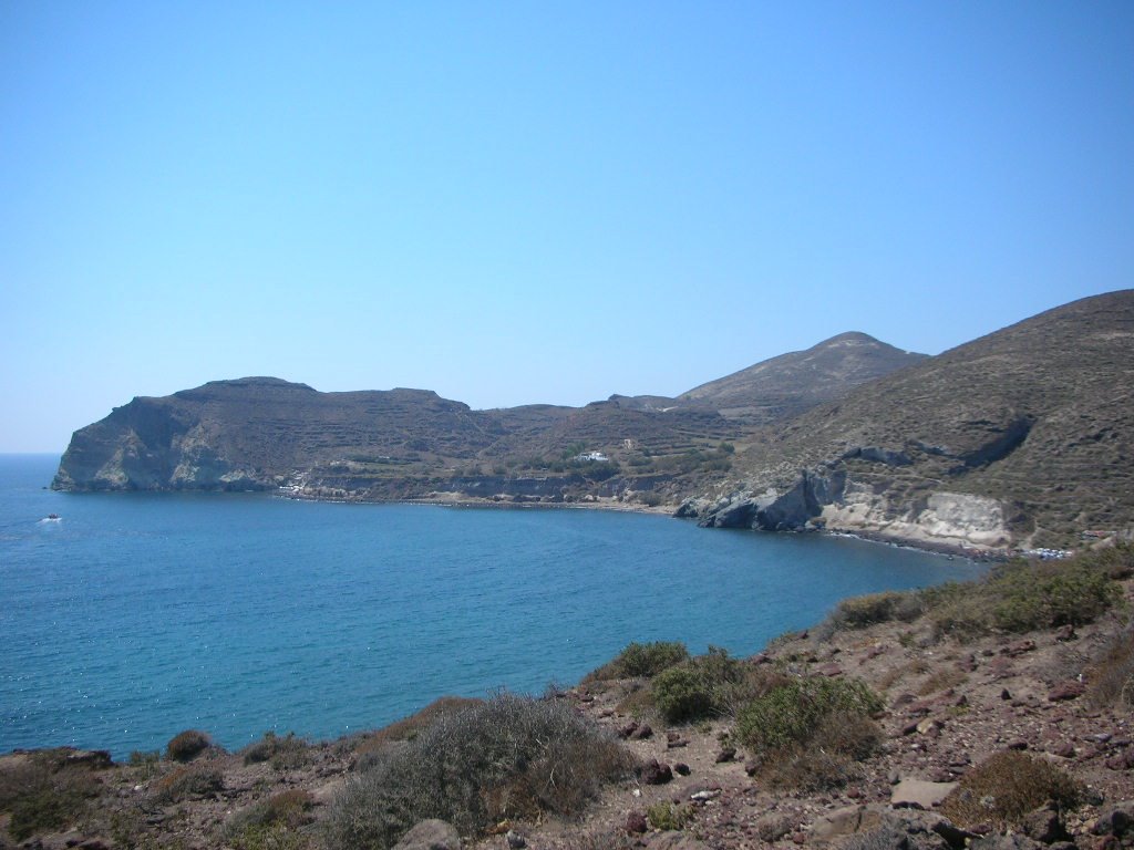 Akrotiri peninsula from the red beach by Aulo Aasmaa