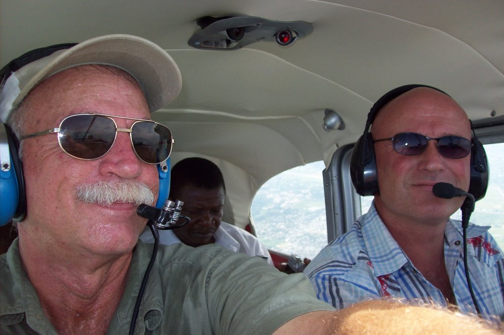 Flying from Port-au-Prince to Miragoane, Haiti by Marc Robitaille