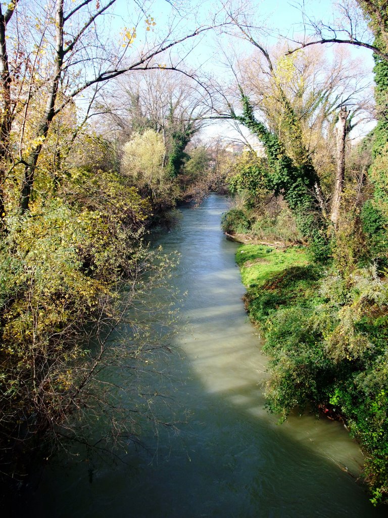 Terni Il fiume Nera dal ponte Rabin by Silvano Saveri