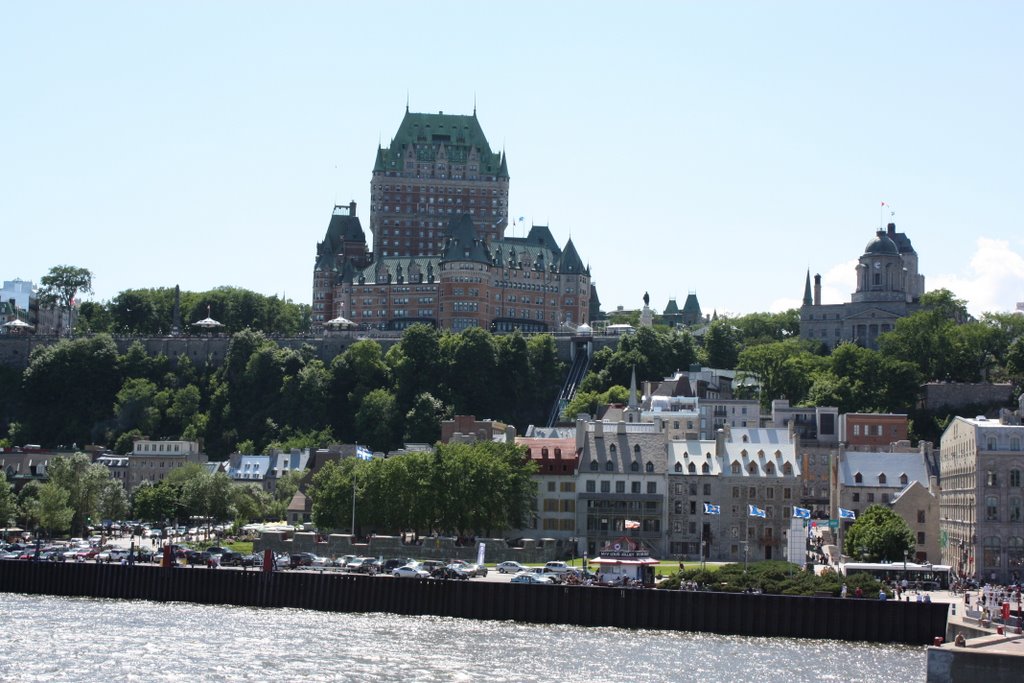 Quebec City from the St. Lawrence River by stas1992