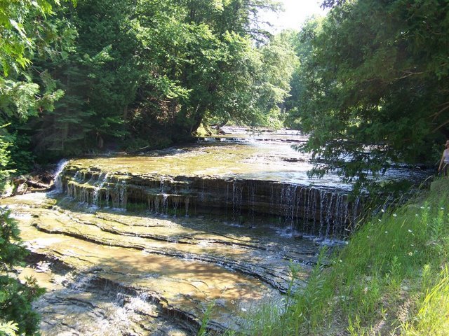 Lower AuTrain Falls by conradthedog