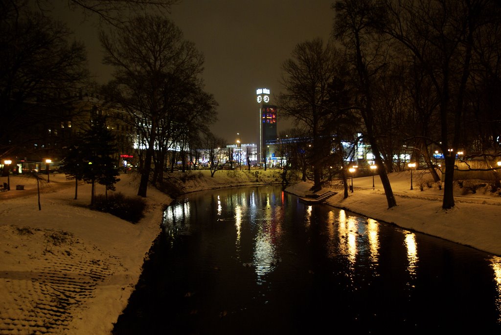 Old_Riga_Night_Snow_11 by CTPAHHbIu