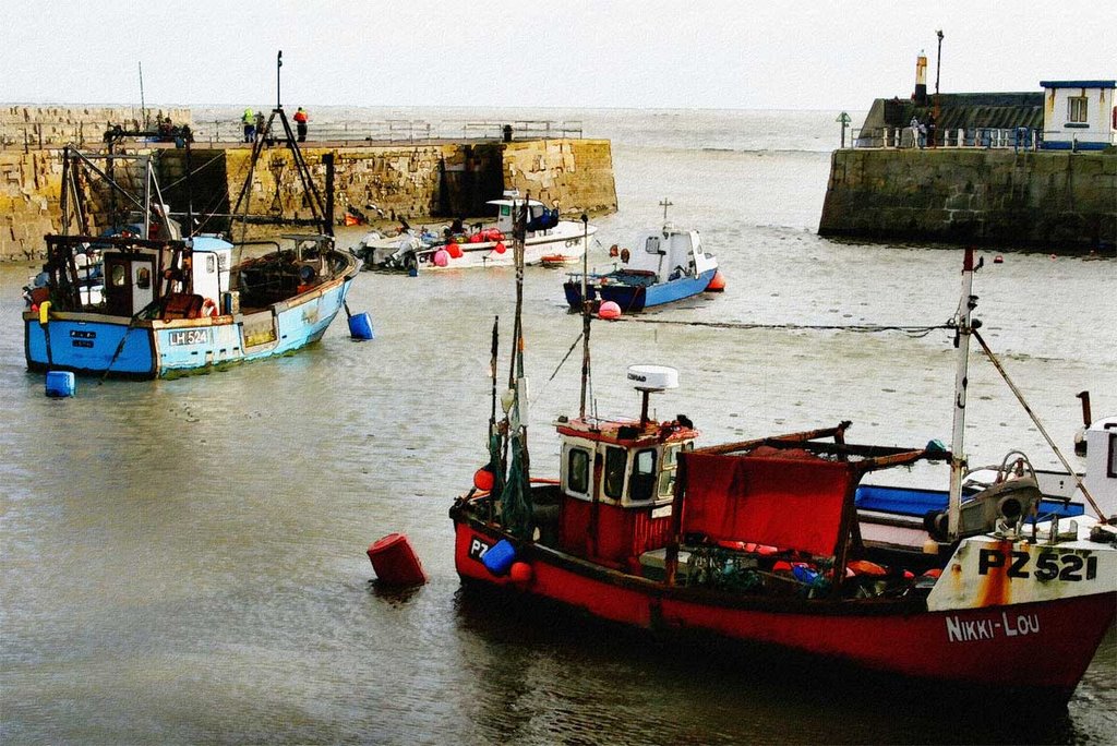 Porthcawl Harbour by Robert Hatton